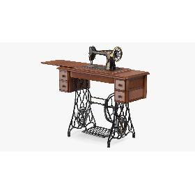 Antique Sewing Machine 3D
